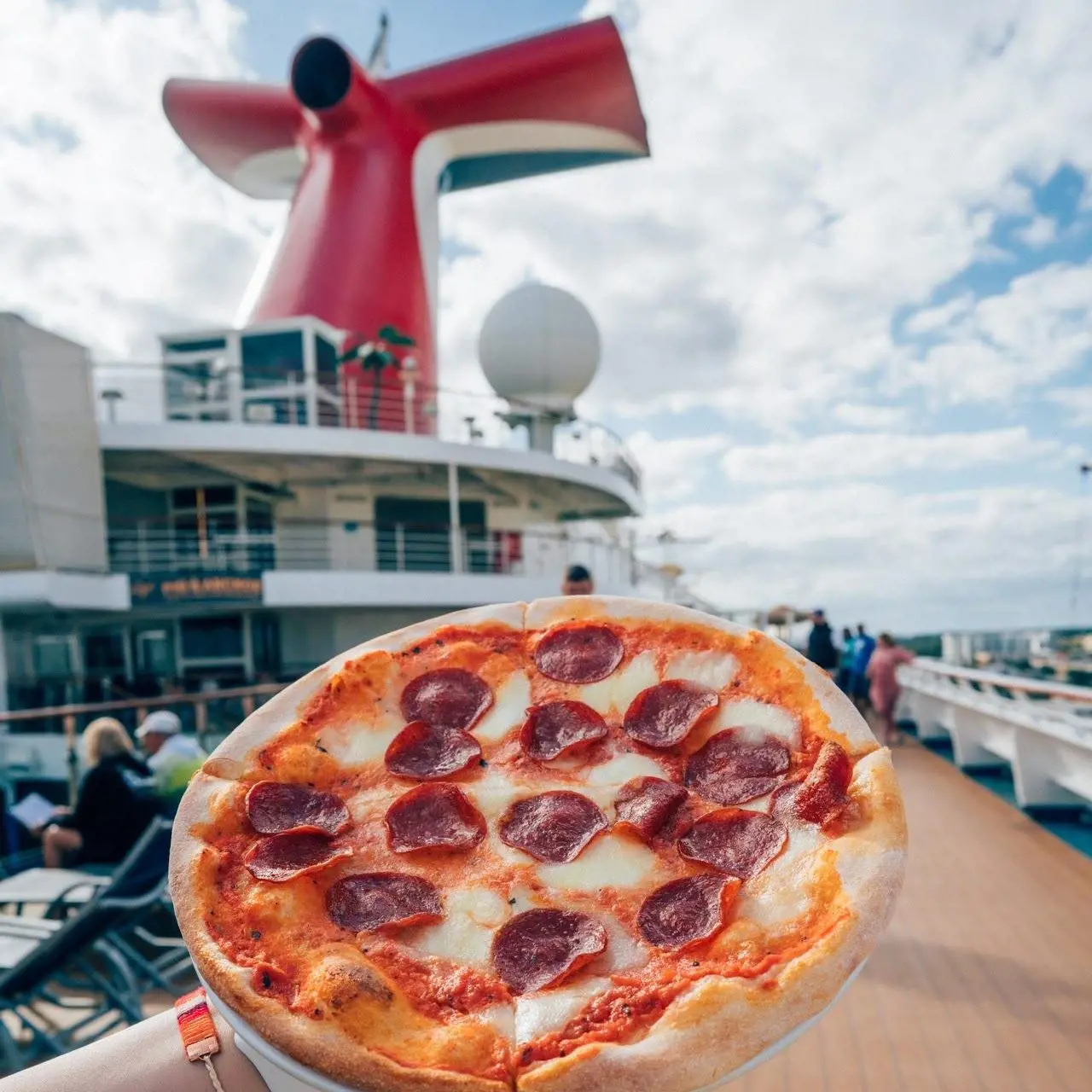 The Cruise Line has posted a Pizza photo on the occasion of National Pizza Day