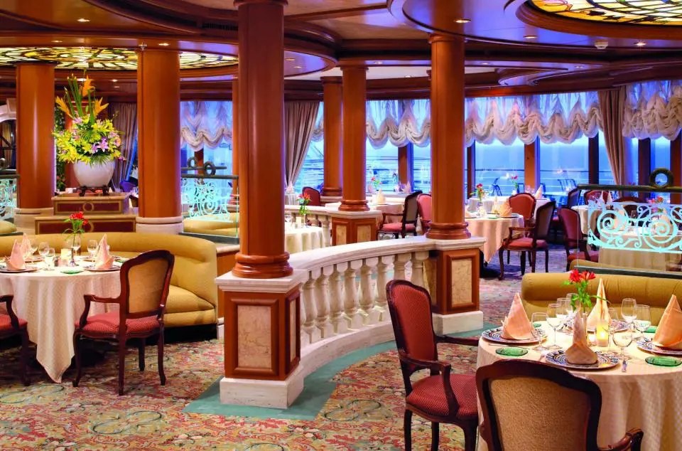 Princess Cruises are known for their fine dining.