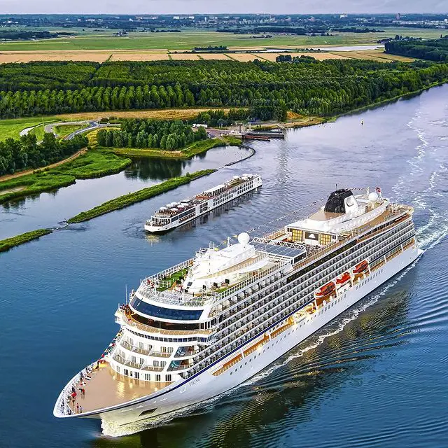 Vikings River Cruises has 76 river vessels and 6 ocean vessels