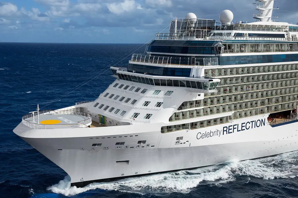 Celebrity Reflection has a capacity to accommodate 3046 passengers on double occupancy