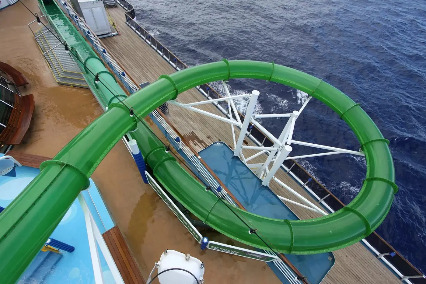 Green Thunder Thrill Slide of Carnival Spirit is 11.3 meters long