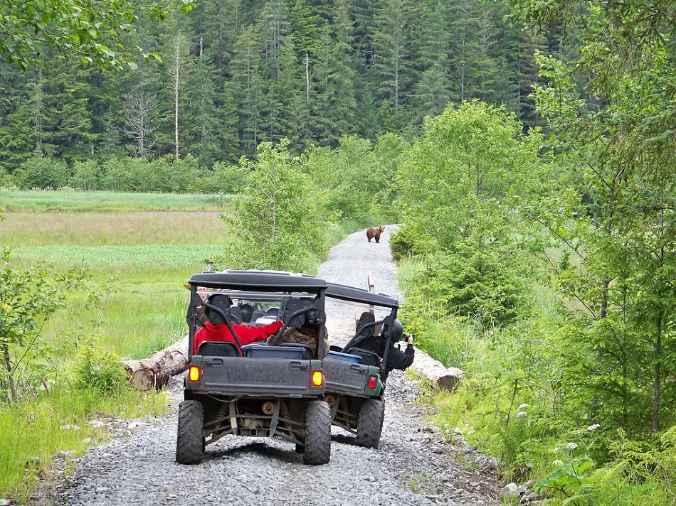 Sitka Alaska Outfitters ride through 35 miles of OHV trails 