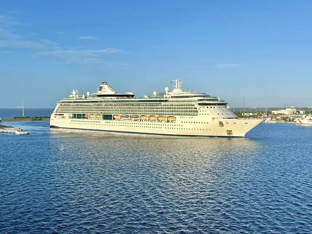 The ship sailing to Port Canaveral on November 7, 2022