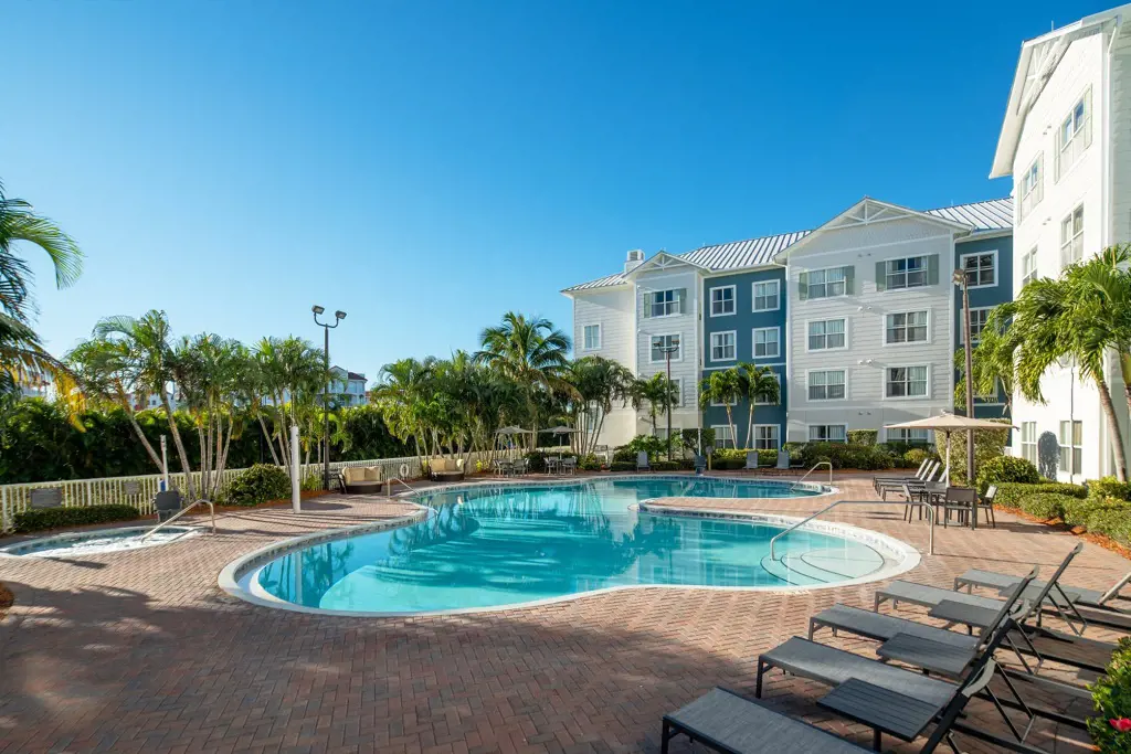 Residence Inn by Marriott Cape Canaveral has a outdoor heated mineral pool