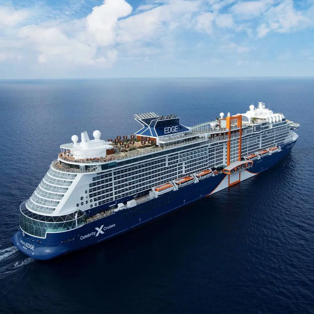 Celebrity Edge is a 129500 tonnage ship operated by Celebrity Cruises